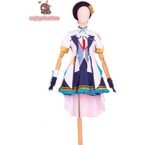 Hot Anime hololive Virtual Idol Vtuber Lize Helesta Cosplay Costume Halloween Christmas Costume