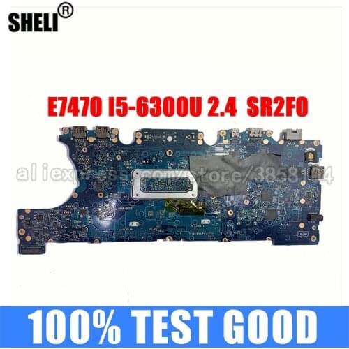 For DELL Latitude E7470 Laptop Motherboard CPU DDR3 Inspiron Intel Integrated SHELI