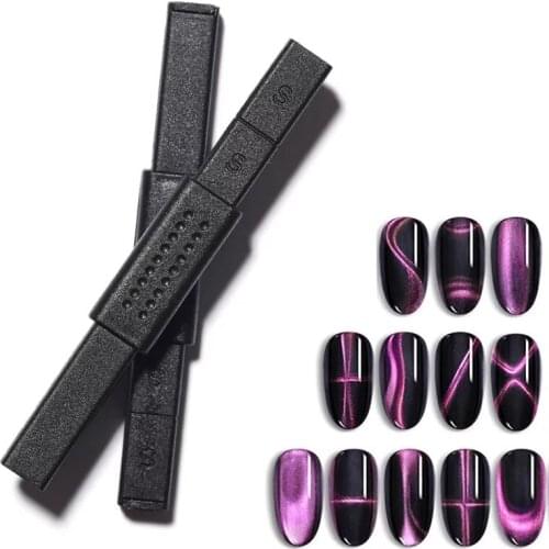 Multi-funcation 12 in Magnetic Nail Art Stick 3D Cat-eye magnet fancy multifunctional powerful magnet Nail Polish Manicure Tool