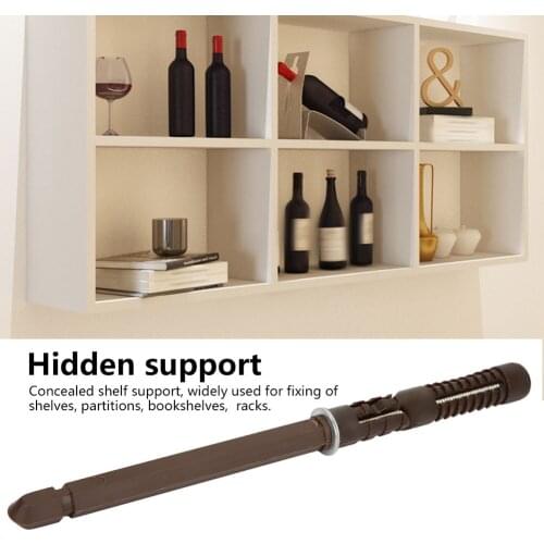 10Pcs 10x100 Concealed Wall Shelf Hidden Support Shelf Rack Fixing Brackets Kit Accessory Shelves Partitions Bookshelves Bracket