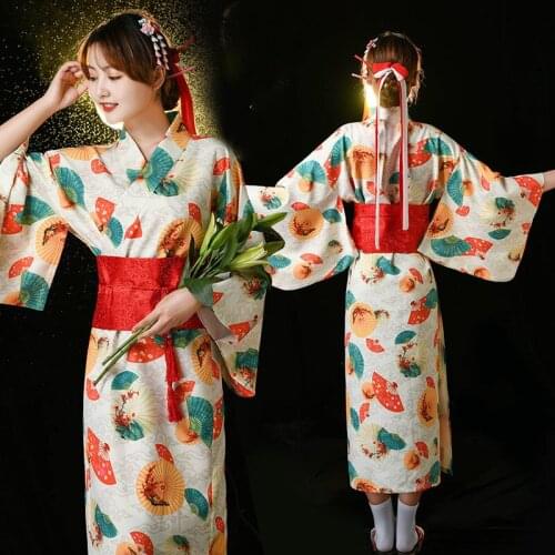 BALDAUREN Anime COS Japanese Style Dress God Girl Improved Pajamas Japanese Traditional Photo Kimono Female Formal Hefu