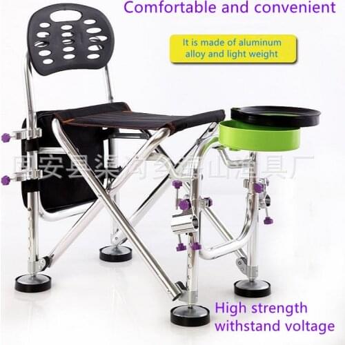 Fishing fishing aluminum chair chair back of a chair folding stool fishing outdoor products