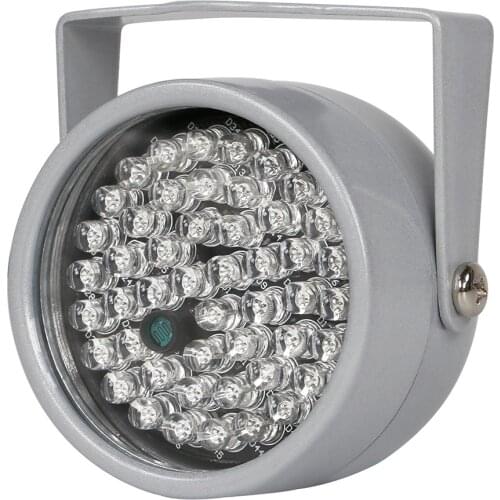 AZISHN CCTV LEDS Infrared Illuminator 48 pcs IR LEDs night vision IP66 Infrared CCTV Fill Light Metal waterproof for CCTV Camera