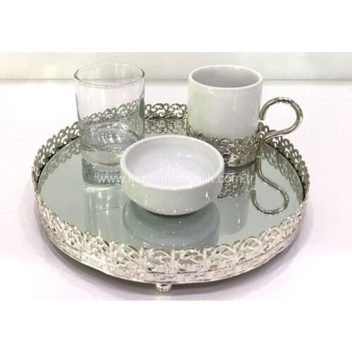 Tek Personality Coffee Cup Pad Five Piece Set Gold Turkish coffee Arab Coffee Cup Coffee Cup Ottoman Coffee Cup lokuml