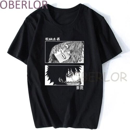 Tomura Shigaraki Dabi T-shirt My Hero Academia Shirt Boku No Hero Academia Japanese Anime Kawaii Woman men Shirt fashion top