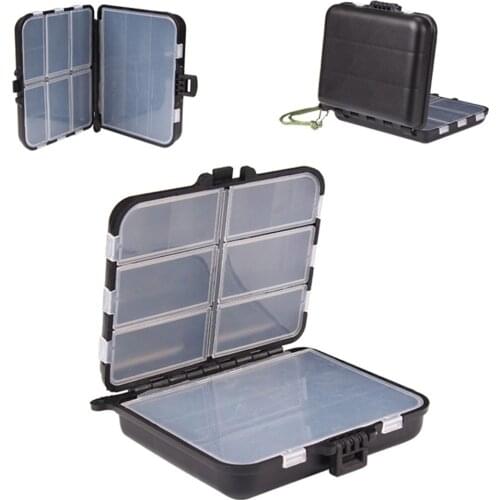 Mutui-Purpose Fishing Lure Boxes Bait Storage Case Fishing Tackle Storage Trays Hooks Organizer Waterproof Fishing Accessory