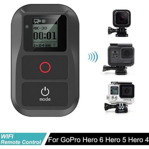 Waterproof Go Pro Hero5 Smart WIFI Remote Control Set Controller Charging Cable for GoPro Hero6 Hero 5 Hero 7