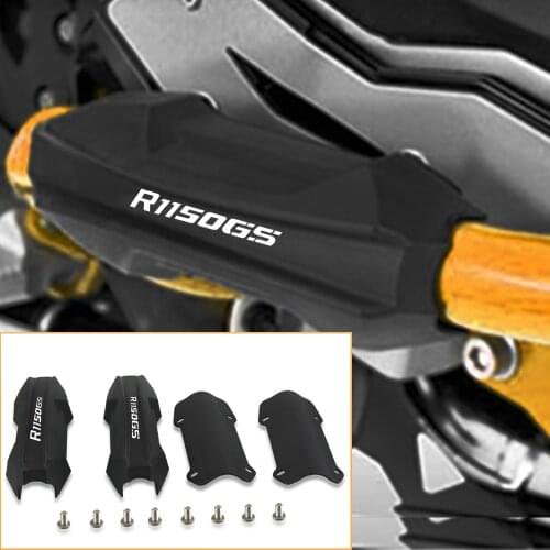 FOR BMW R1150GS GS 1150 2000-2015 2016 25MM Engine Crash bar Protection Bumper Decorative Guard Block R1150 R 11500 GS with logo