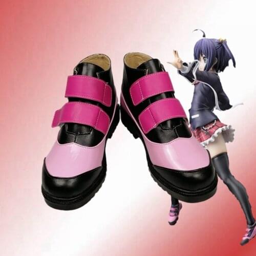 Japanese Anime Game Love, Chunibyo & Other Delusions Cosplay Shoes Harujuku Takanashi Rikka Women Cos Lolita Boots