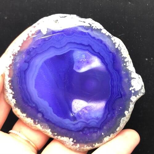 1Pcs natural agate polishing irregular crystal pieces Brazil healing aura quartz mineral home decoration