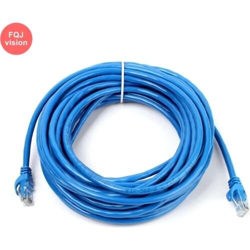 2 Pieces IP NVR System Wired CAT6 High Speed RJ45 Cable Internet Network LAN Cable Cord PC Computer Cables for IP POE Camera