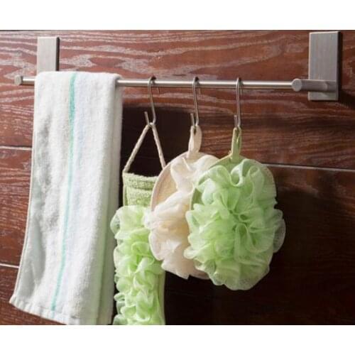 32Stainless Steel Bath Towel Holder Bathroom Towel Bar Kitchen Towel Polished Rack Holder Hardware Accessory Towel Racks 40/55CM