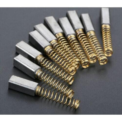 50pcs Carbon Motor Brushes Wire Household Parts Fit For 100W-180w Sewing Machine