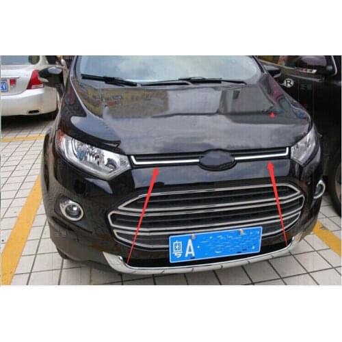 Automotive front grille trim Front Cover Car Standard Trim Case stickers for Ford Ecosport 2013 2014