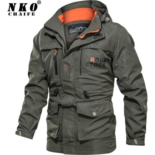 CHAIFENKO Hooded Jackets For Men