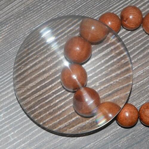 Diameter 110mm Fresnel Thread Condensing Lens LED Lighting Lamps Acrylic