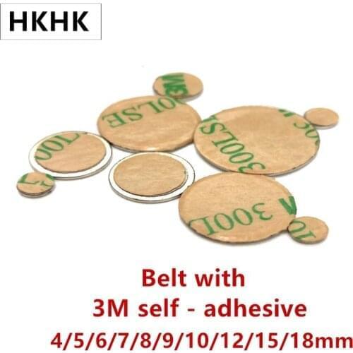 Disc magnet 4x1 5x1 6x1 8x1 10x1 12x1 1 mm Belt with 3M self - adhesive NdFeB magnet Dia neodymium magnet Magnetic standard