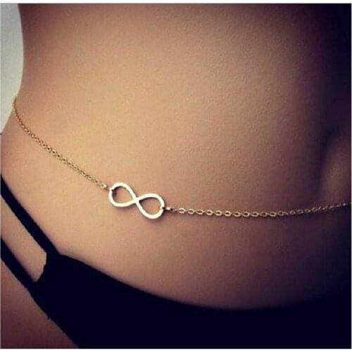 Europe and the United States beach fashion lucky sexi waist chain 8 bikini sexy jewelry girl gift factory wholesale