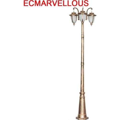 Jardin Tuinlamp Square Style Lambasi Sokak Lamba Bouwlamp Outdoor garden Farola LED Off Road Lampione Plaza Street Light