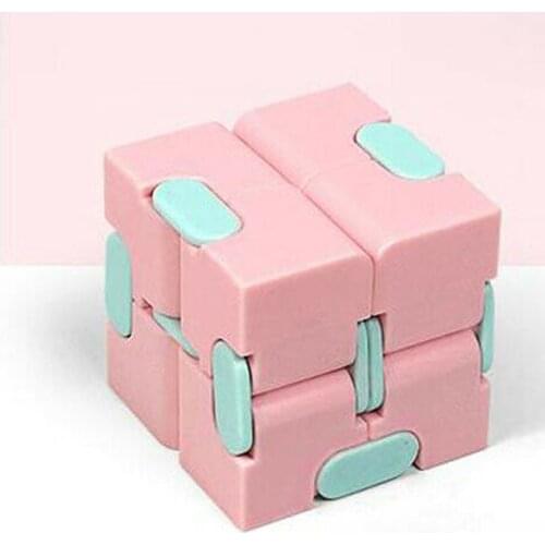 1Pc Children Adult Decompression Fidget Toys Relieve Stress Funny Hand Game Four Corner Maze Infinity Magic Cube Puzzle Toys