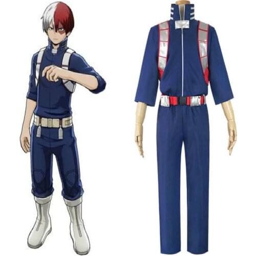 Anime My Hero Academia Cosplay Unisex Costume Set Character Boku No Hiro Akademia Shoto Todoroki Shouto cosplay Costume