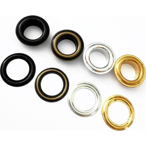 Brass material Round Eyelet 10 MM inner diameter anti rust clothes grommet Metal Eyelet ring
