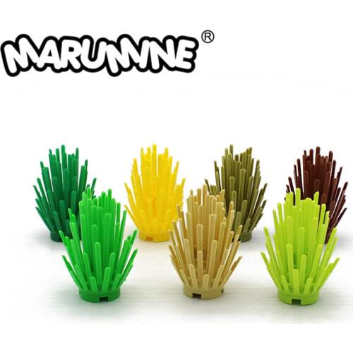 MARUMINE Bush 2 x 2 plant 6064 Flower Tree Grass City Building Classic Bricks Construction Educational Toys