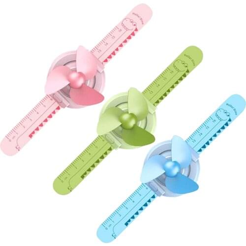 Mini Portable Wrist Fan Mini Fan Kids Watch Fan Summer Cooling for Outdoors 4W