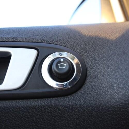 My Good Car Rear View Mirror Adjustment Trim Cover Rearview Mirror Sticker For Ford Fiesta Ecosport 2009 - 2017 Accessories