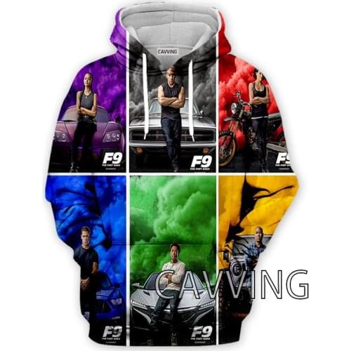 CAVVING 3D Printed Movie Fast & Furious 9 Hoodies Hooded Sweatshirts Harajuku Tops Clothing for Women/men