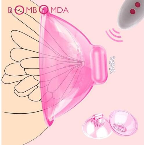 Nipple Stimulation Sucker Nipple Licking Vibrator Adult Toys Breast Enlargement Masturbation Chest Massager Sex Toys for Women