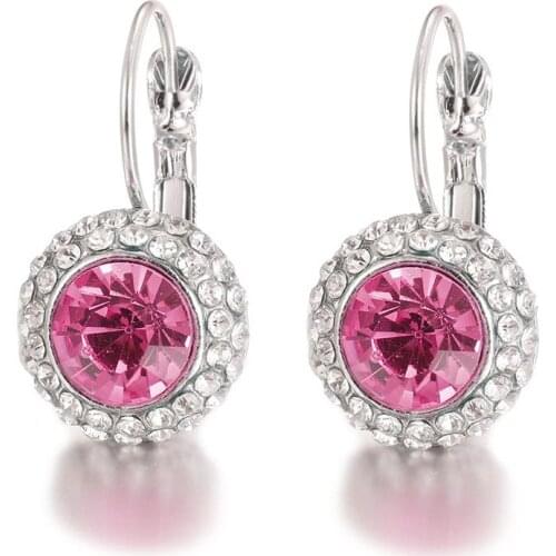 2019 Real Silver color M925 Sterling Silver color Popular Accessories Earrings M925 Silver color Earrings for Female Girls