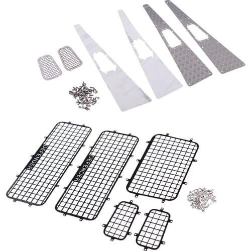 1/10 Climbing Truck Anti-skid Plate & Window Fence for RC Traxxas -4