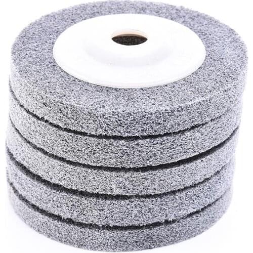 1pc Nylon Grinding Disc 7P 180# Wheel 100 x 12 x 16mm For Metal Wood Polishing on Angle Grinder