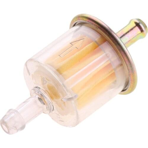 10pcs Motorcycle ATV Inline Petrol Diesel Fuel Line Filter 7mm