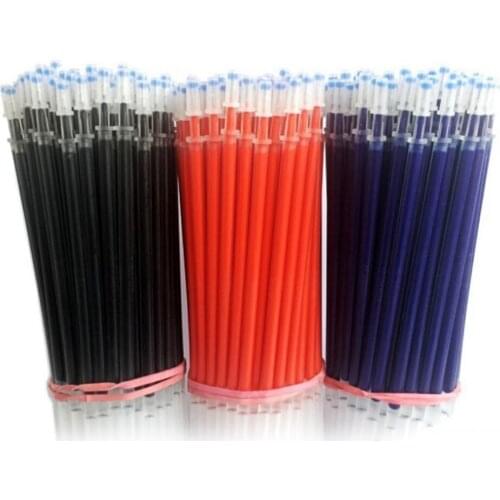 20Pcs/Lot Neutral Ink Gel Pen Refill Neutral Pen Good Quality Refill Black Blue Red 0.5mm Bullet Needle Refill Office And School