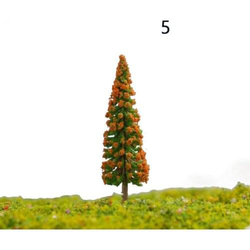 200pcs/lot 3cm Flower Architecture Christmas Tree Sand Table For Ho N Train Layout Modelbouw Scene Maker Factory Diy Model