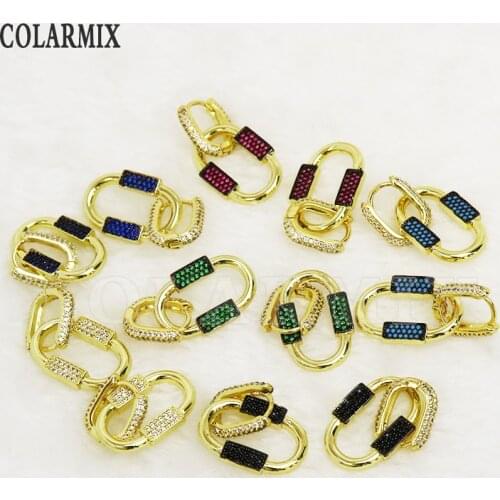 3Pairs Round Earrings Drop earrings Zircon Round earrings Accessories Dangle earrings Gift for women jewelry 31373