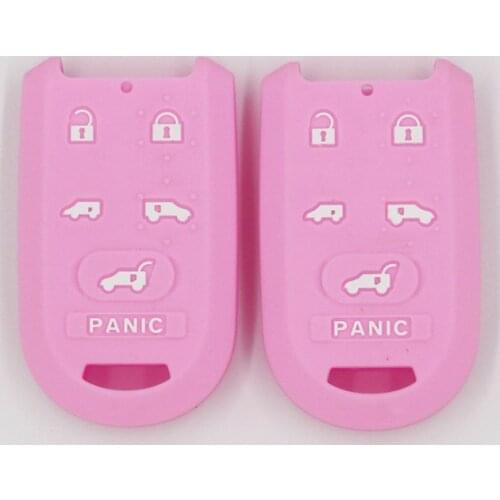 3PC Silicone Key Holder Case Cover Keychain for Honda Fit Shuttle Freed Spike Hybrid Stepwgn Spada Keyless Shell Protector