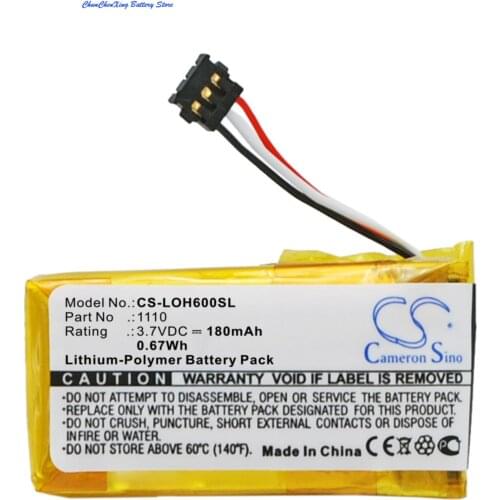 CameronSino 240mAh Battery for Logitech H600
