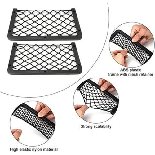 2pcs 35*18cm Large Storage Net Campervan Caravan Boat Storage Bag Pocket Organizer Hold Storage Net