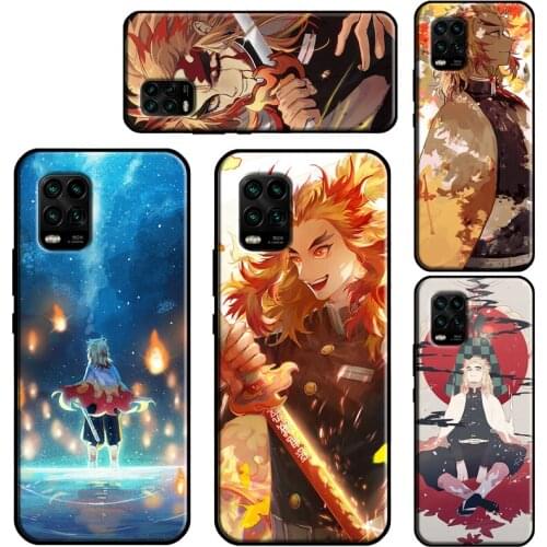 Rengoku Kyoujurou Demon Slayer Case For POCO X3 Pro M3 F2 F3 Back Cover For Xiaomi Mi 11 Ultra Note 10 Lite Mi 9T 10T Pro