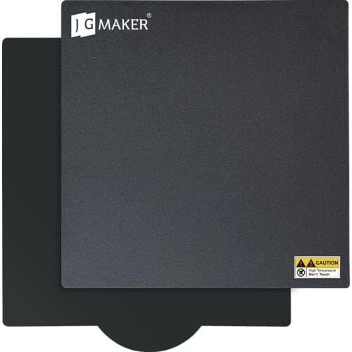 310mmx310mm Black Magnetic Sheet Plate Spring Steel Platform Build Surface For JGMaker Artist D Pro A5S A5 3D Printer