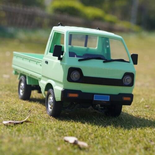 D12 1/10 2.4G 2WD Remote Control Truck Brushed Climbing Car With LED Light Simulated Drift Car Toys For Kids Gifts