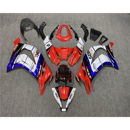 For Kawasaki Ninja ZX-10R ZX10R 2011 2012 2013 2014 2015 11 12 13 14 15 motorcycle ABS injection red and white fairing kit