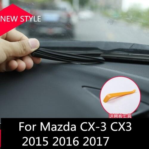 For Mazda CX-3 CX3 2015 2016 2017 Car Rubber Seal Sound Insulation Weatherstrip Trim Noise Insulation Car Sealing Strip