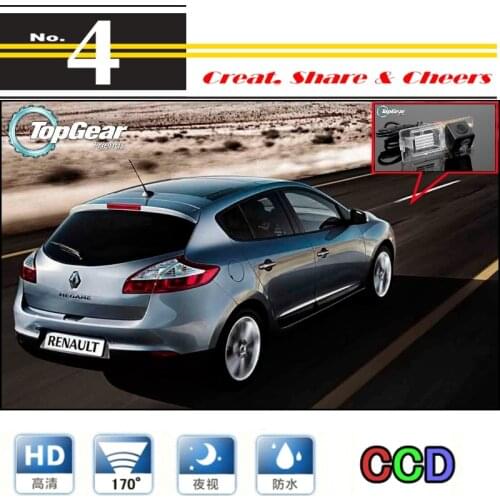 LiisleeCar Camera For Renault Megane II / III / 2 / 3 High Quality Rear View Back Up Camera PAL / NTSC Use | CCD + RCA