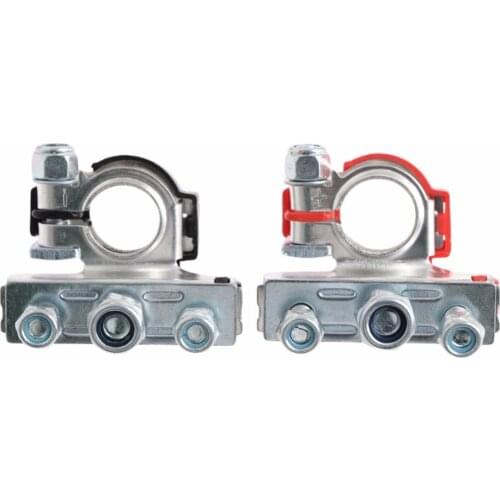 2Pcs Leisure Battery Terminals Connectors Clamps For Car Van Caravan Motorhome