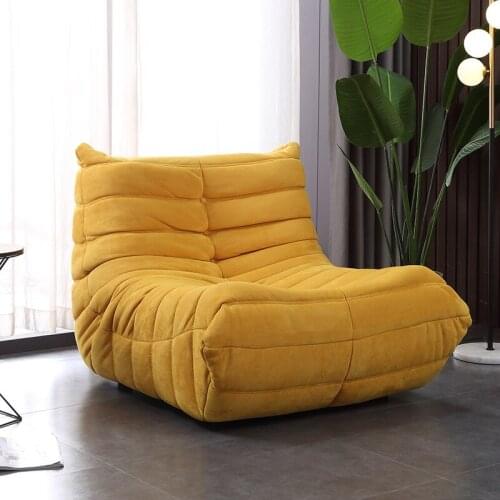 Nordic Creative Single Sofa Chair Designer Original Cloth Living Room Balcony Art Lazy Caterpillar Leisure Chair Lounge Sofa