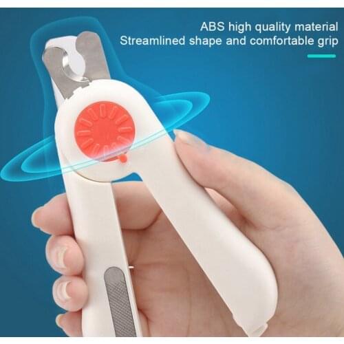 Pet Cat Dog Nail Clipper Nail Clipper Cutting Machine Beauty Scissors LED Lighting Puppy Kitten Grooming Claw Nails Trimmer #7